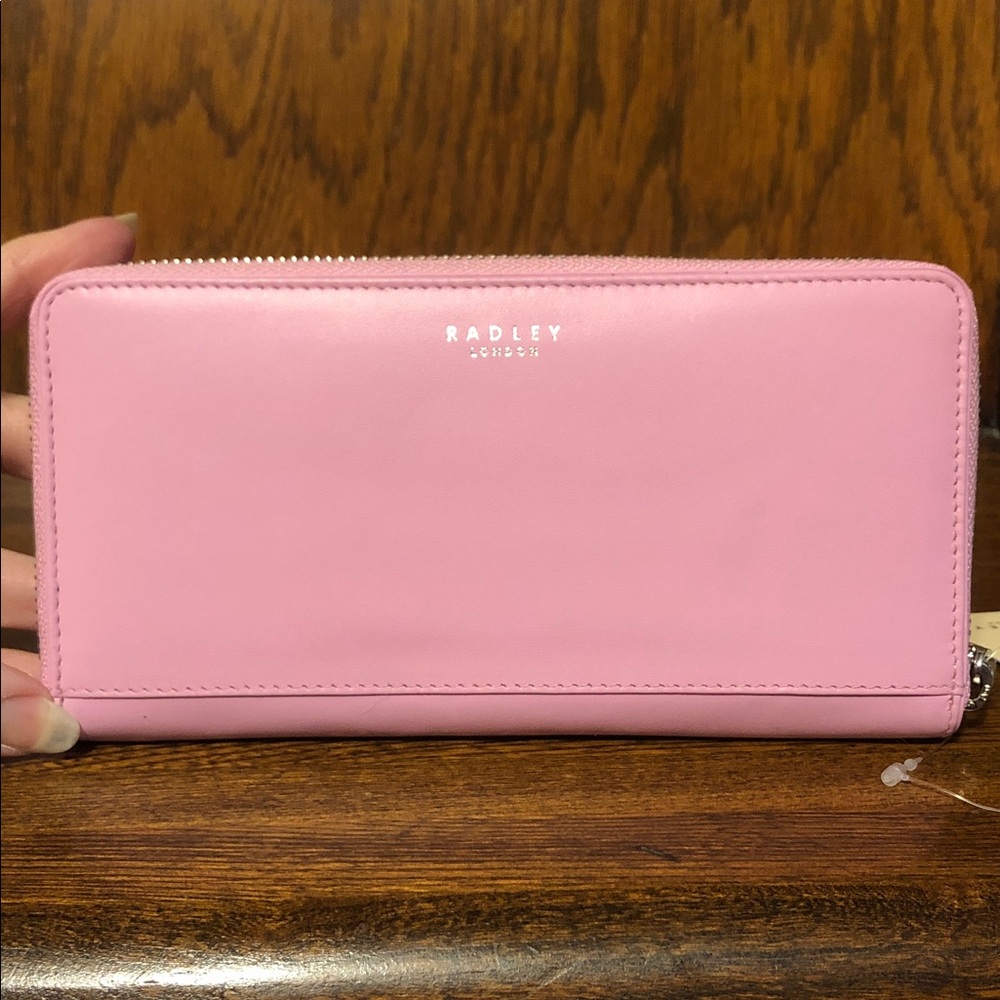 NWT-Radley London-Feeling Sweet-Ice Cream🍦Lg Zip Around Wallet-Sugar Pink-$135 - Picture 5 of 12